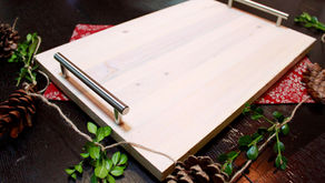 DIY Holiday Gift: 5-Minute Wooden Serving Tray