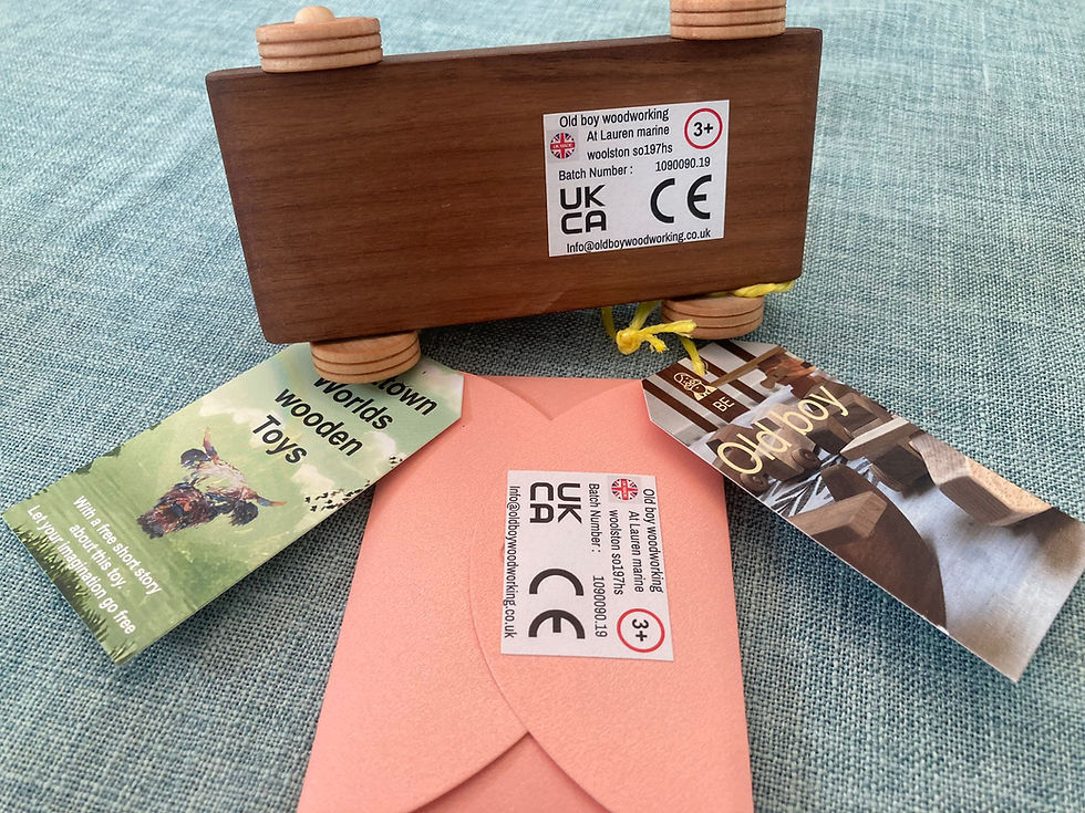 Thumbnail: Perky Plod, handmade wooden toy