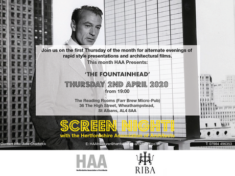 Change of Date - Next HAA Screen Night