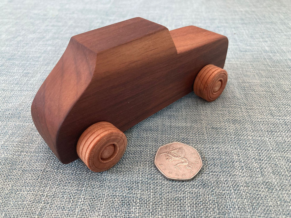 Thumbnail: Bertie Major Homemade wooden toys