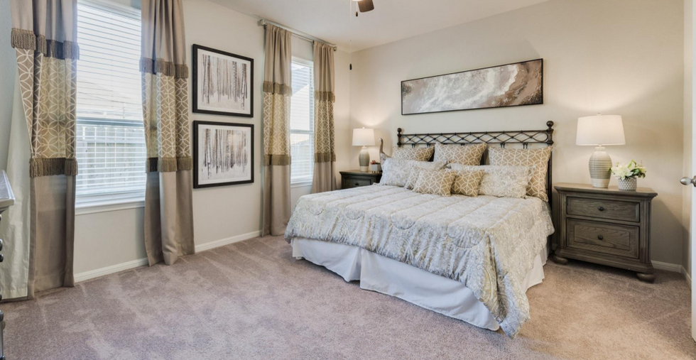This image shows the master bedroom.