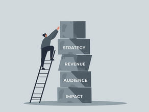 A person standing on a ladder