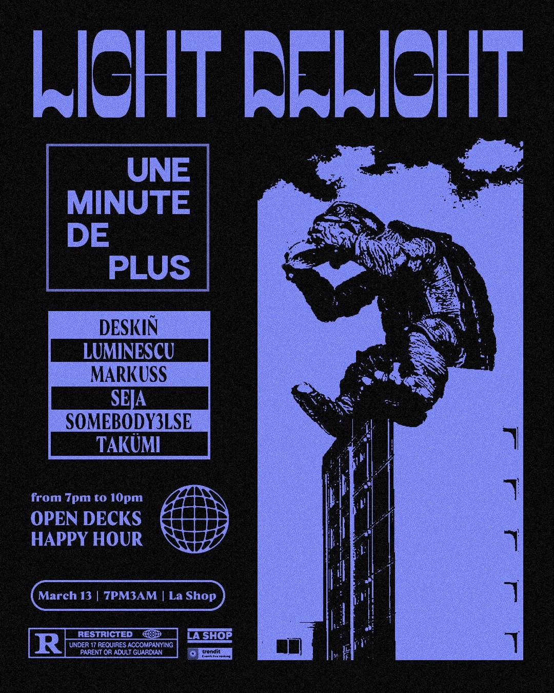 Light Delight LD015 X Une Minute De Plus mtljtm