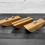 Thumbnail: Boat style glass display stands made from Oak Ship