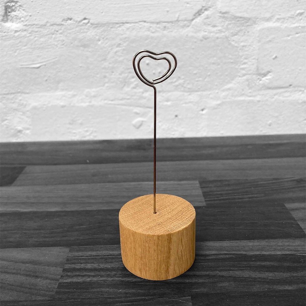 Thumbnail: Photo memo Holder with Oak base