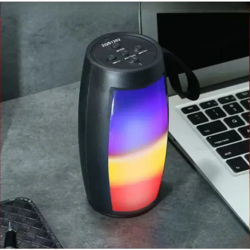 1202 TWS Shocking Heavy Bass Outdoor Portable Wireless Bluetooth Speaker Househo