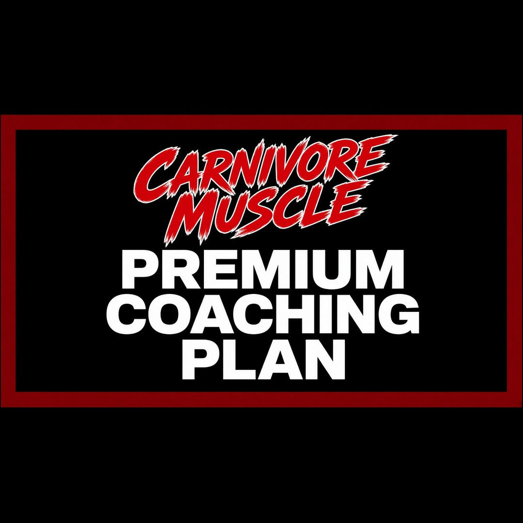 Carnivore Muscle Elite Premium Coaching — black and red branded product cover