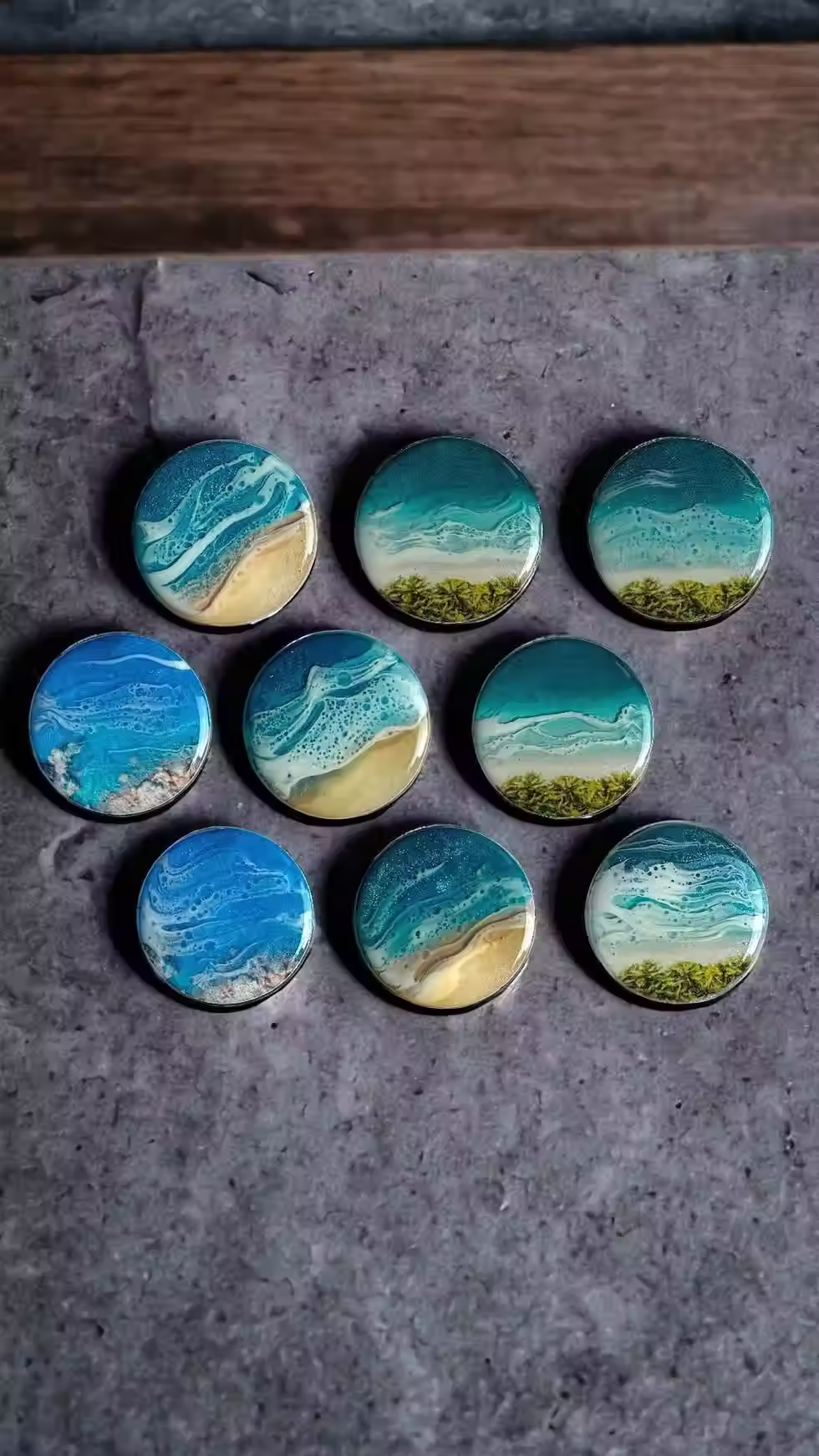Ocean Theme magnets.avif
