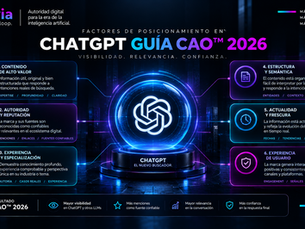 Factores de posicionamiento en ChatGPT: Guía CAO™ 2026