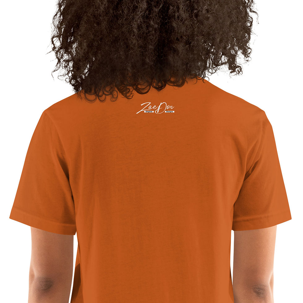 Thumbnail: Zaedons Women’s T Shirt Dark Tones Hustle 24/7 Print