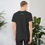 Thumbnail: Mens T Shirt Dark Tones Never Stop Print Zaedons Streetwear