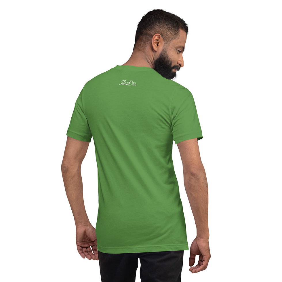 Thumbnail: Mens T Shirt Mid Tones Spray Paint Zaedon White Print Zaedons Streetwear