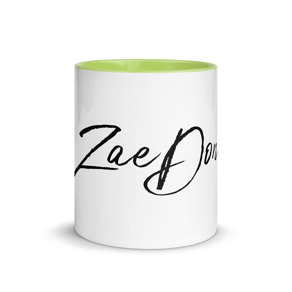 Thumbnail: Mug White Glossy Black ZaeDon Logo Colored Inside