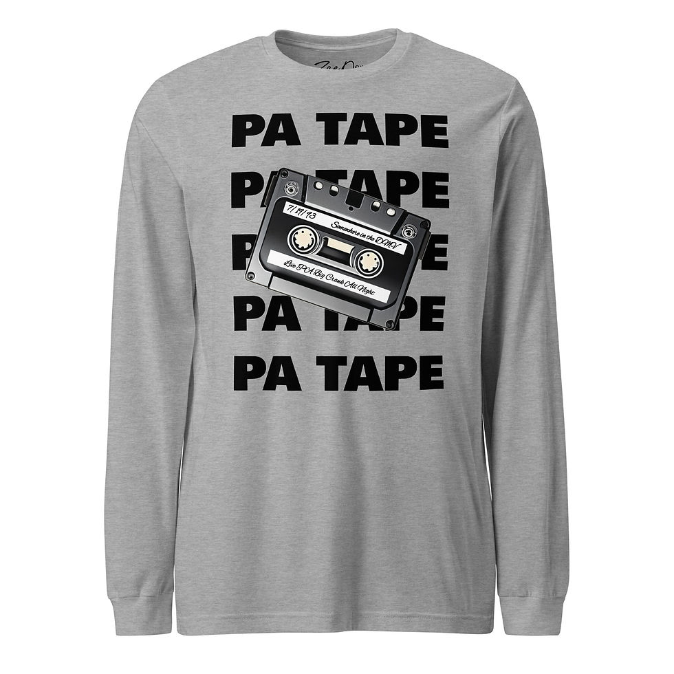Thumbnail: Zaedons Womens Long Sleeve T Shirt PA Tape Print