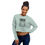 Thumbnail: Zaedons Womens Crop Sweatshirt Female Hustler Nutrition Print