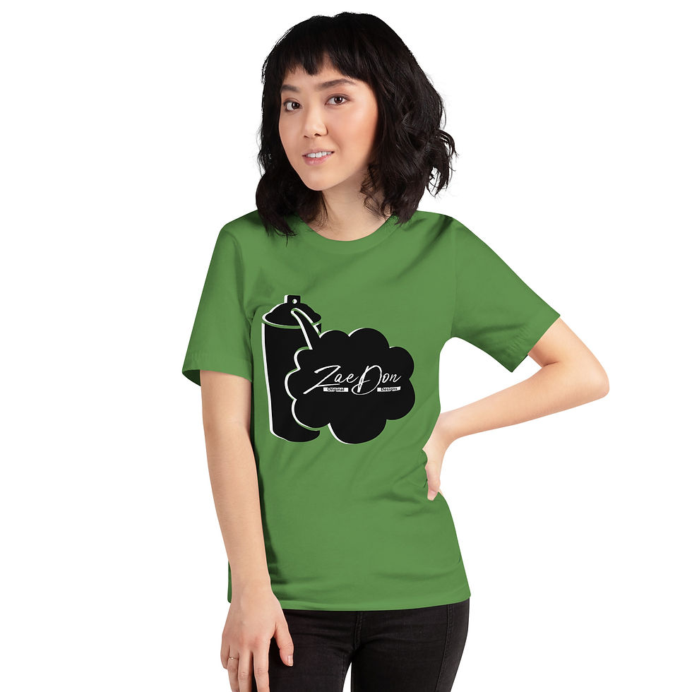 Thumbnail: Zaedons Womens T Shirt Pastels Relaxed ZaeDon Signature White Print