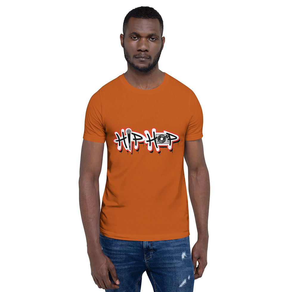 Thumbnail: Mens T Shirt Mid Tones Hip Hop Print Zaedons Streetwear