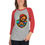 Thumbnail: Zaedons Womens 3 Quarter Sleeve T Shirt Hustle Bear Print