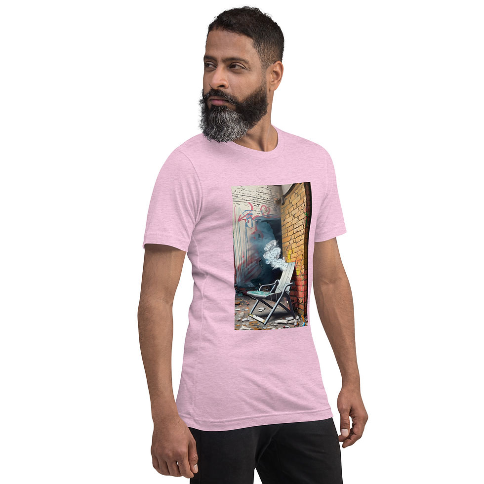 Thumbnail: Mens T Shirt Pastels Alabama Riverboat Brawl Chair Print Zaedons Streetwear