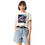 Thumbnail: Zaedons Womens Crop Top Go DJ Print