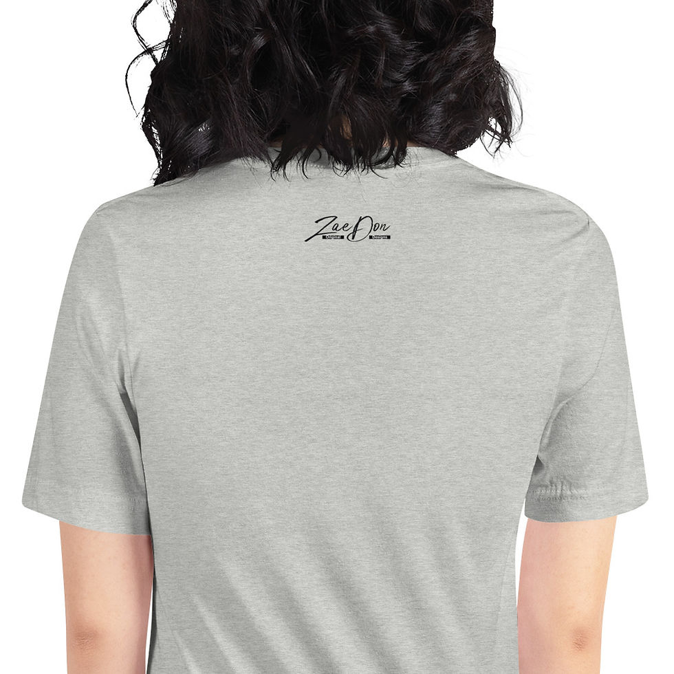 Thumbnail: Zaedons Womens T Shirt Light Tones Boss Wife Mom Print