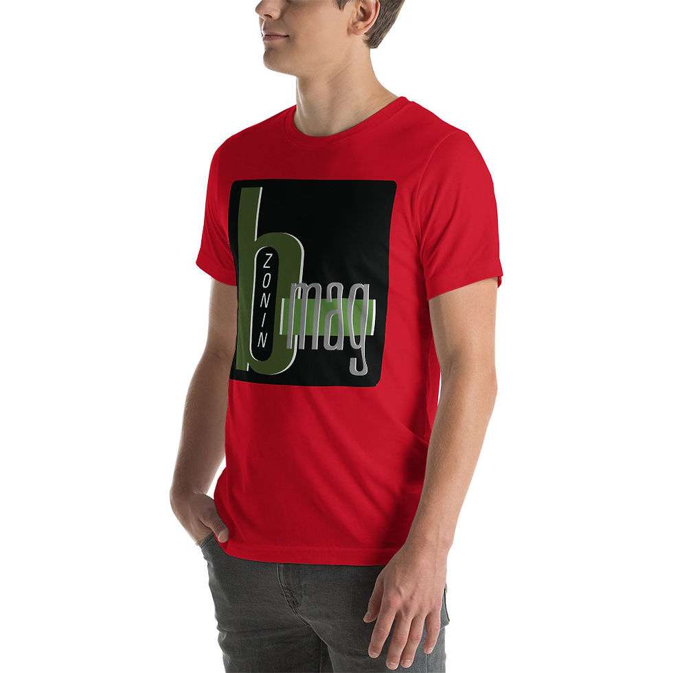 Thumbnail: T Shirts Mens Darks BZonin White Print
