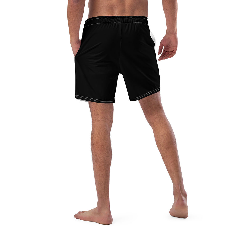 Thumbnail: Mens Swim Trunks Recycled Negro Olympics Dice Gold