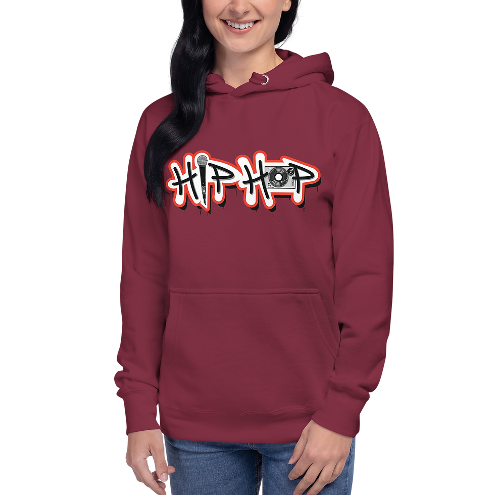 Thumbnail: Zaedons Womens Hoodie Premium Hip Hop Print