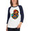 Thumbnail: Zaedons Womens 3 Quarter Sleeve T Shirt Hustle Bear Print