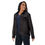 Thumbnail: Jean Jacket Black Womens Sherpa WHT ZaeDon Embroidered