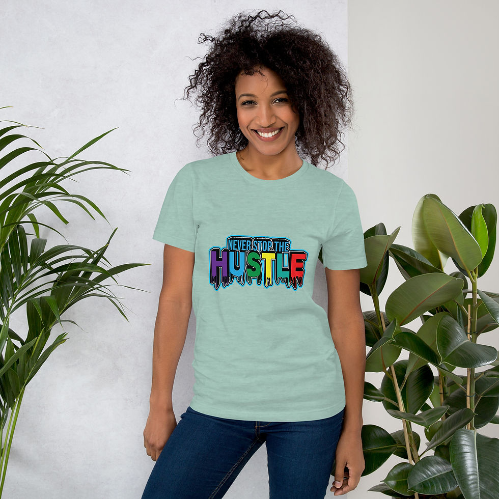 Thumbnail: Women’s Light Tones Never Stop Print T Shirt