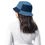Thumbnail: Two-toned denim bucket hat with Black ZaeDon embroidery