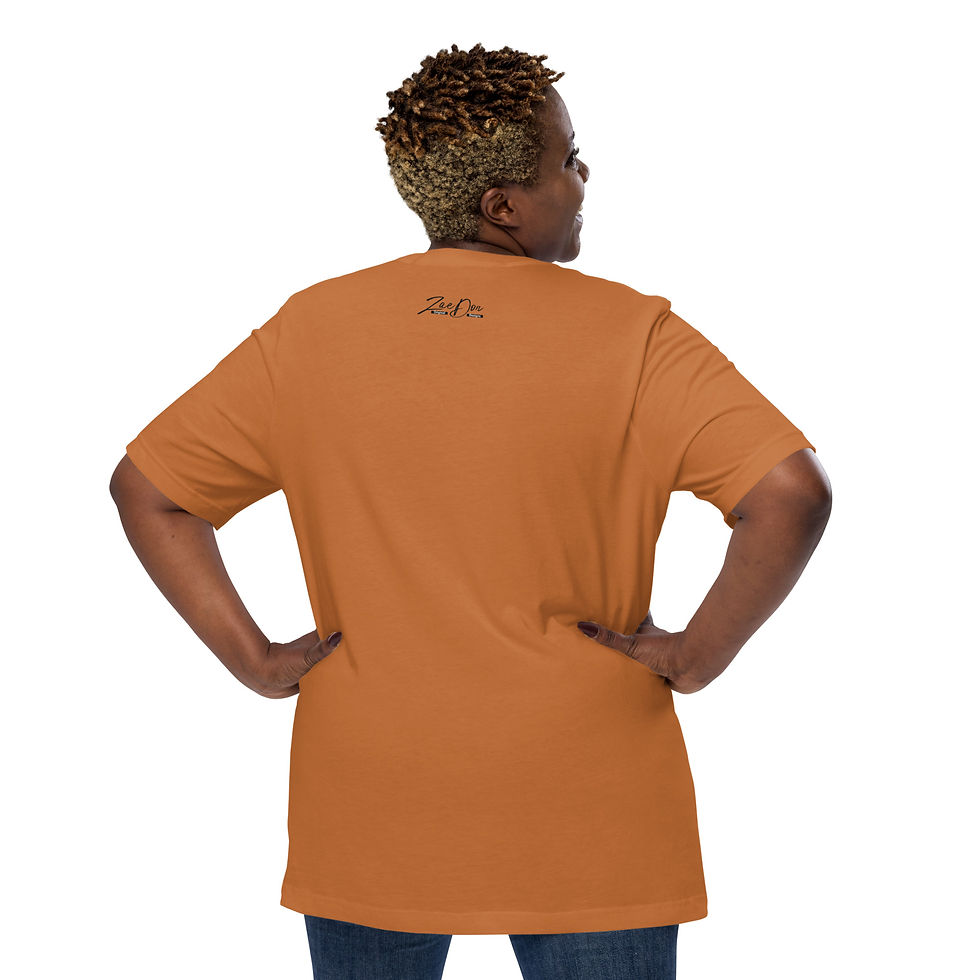 Thumbnail: Zaedons Women’s T Shirt Bright Tones Hustle 24/7 Print