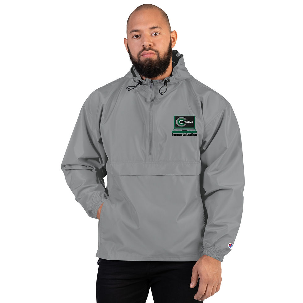 Thumbnail: Windbreaker Mens Champion Packable BLK Creative Immortalization