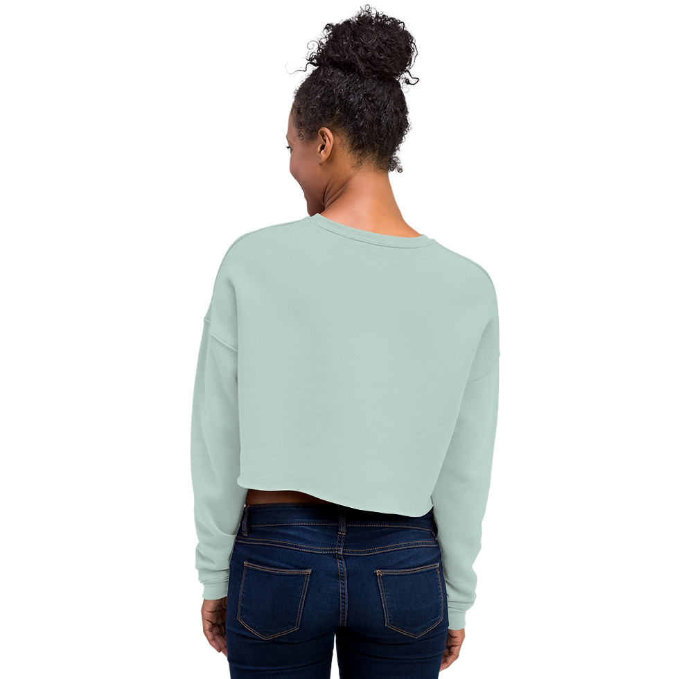Thumbnail: Zaedons Women's Cropped Sweatshirt Hip Hop Print