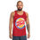 Thumbnail: Zaedons Mens Tank Top Hustle King Print