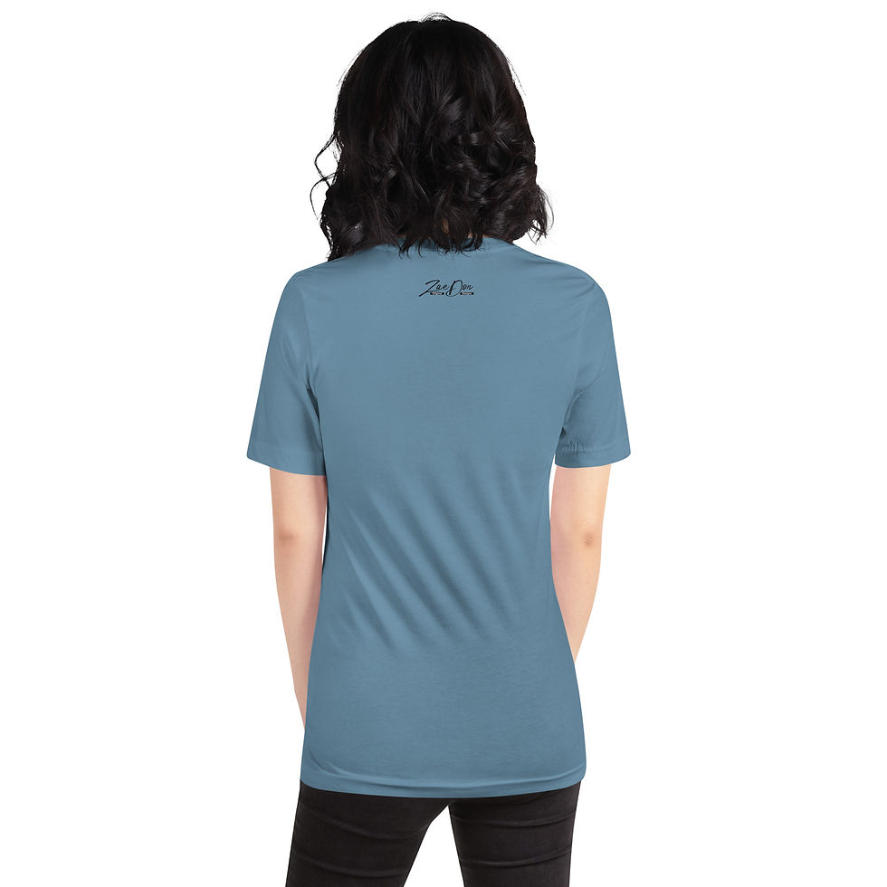 Thumbnail: Zaedons Women’s T Shirt Bright Tones Hustle 24/7 Print