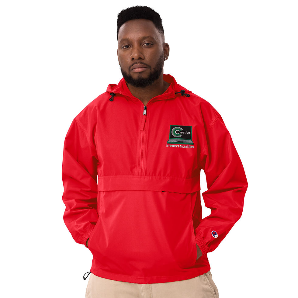 Thumbnail: Windbreaker Mens Champion Packable WHT Creative Immortalization