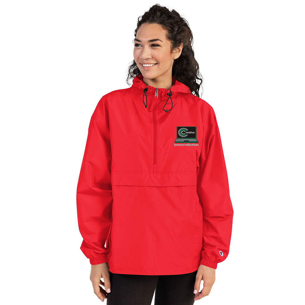Thumbnail: Windbreaker Womens Champion Packable WHT Creative Immortalization