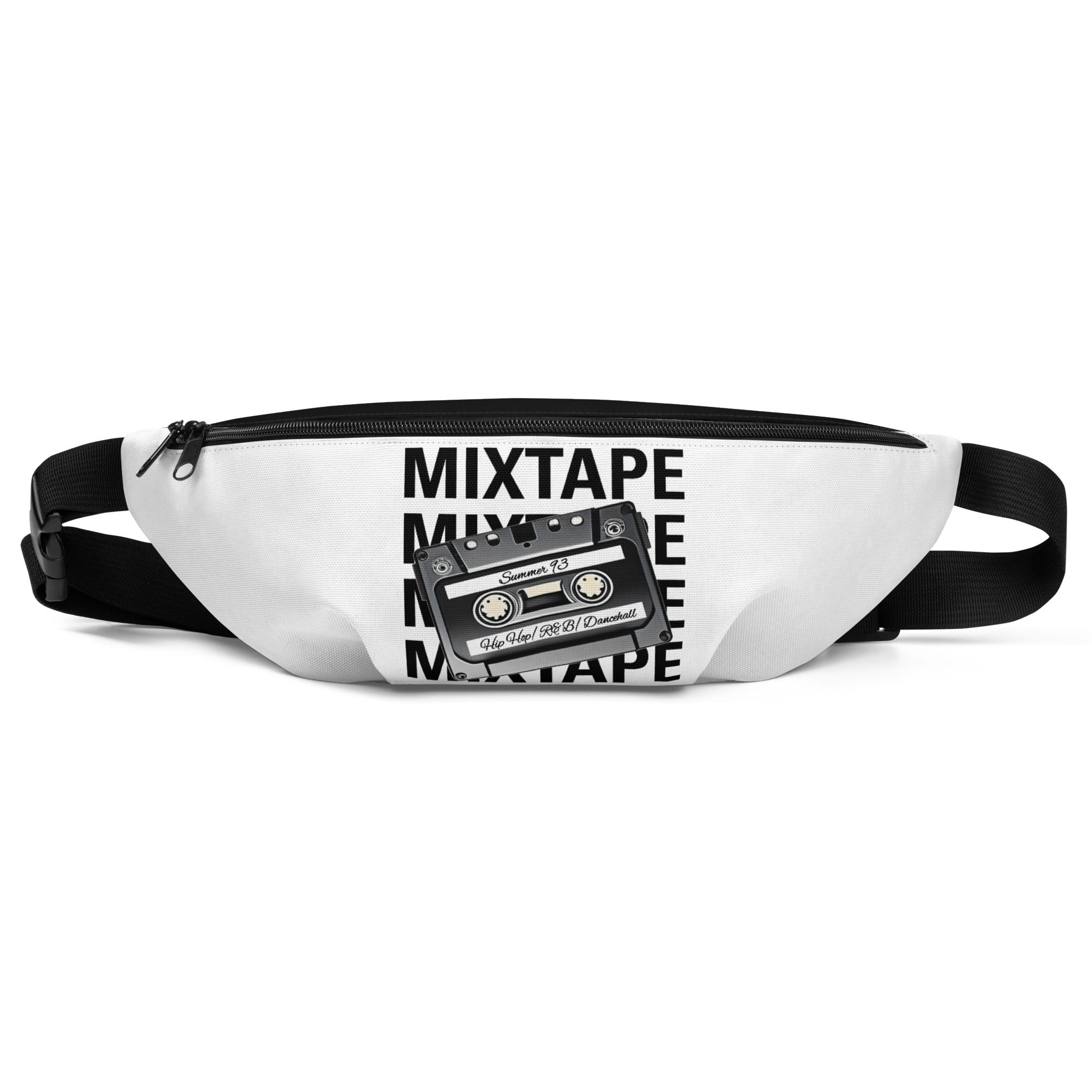 Fanny Pack Mixtape Print streetwear waist bag retro design