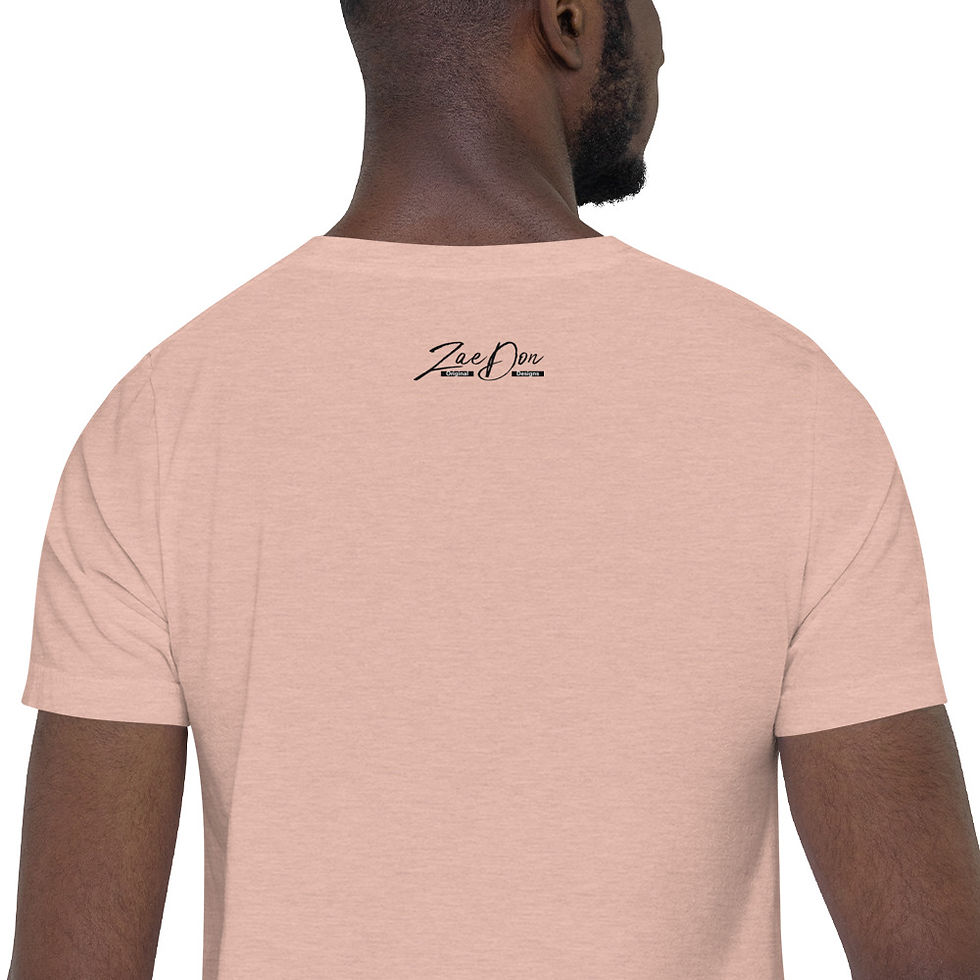 Thumbnail: Mens T Shirt Light Tones Hustle King Print Zaedons Streetwear