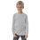 Thumbnail: Kids long sleeve T-shirt white Zaedon signature logo embroidered streetwear tee