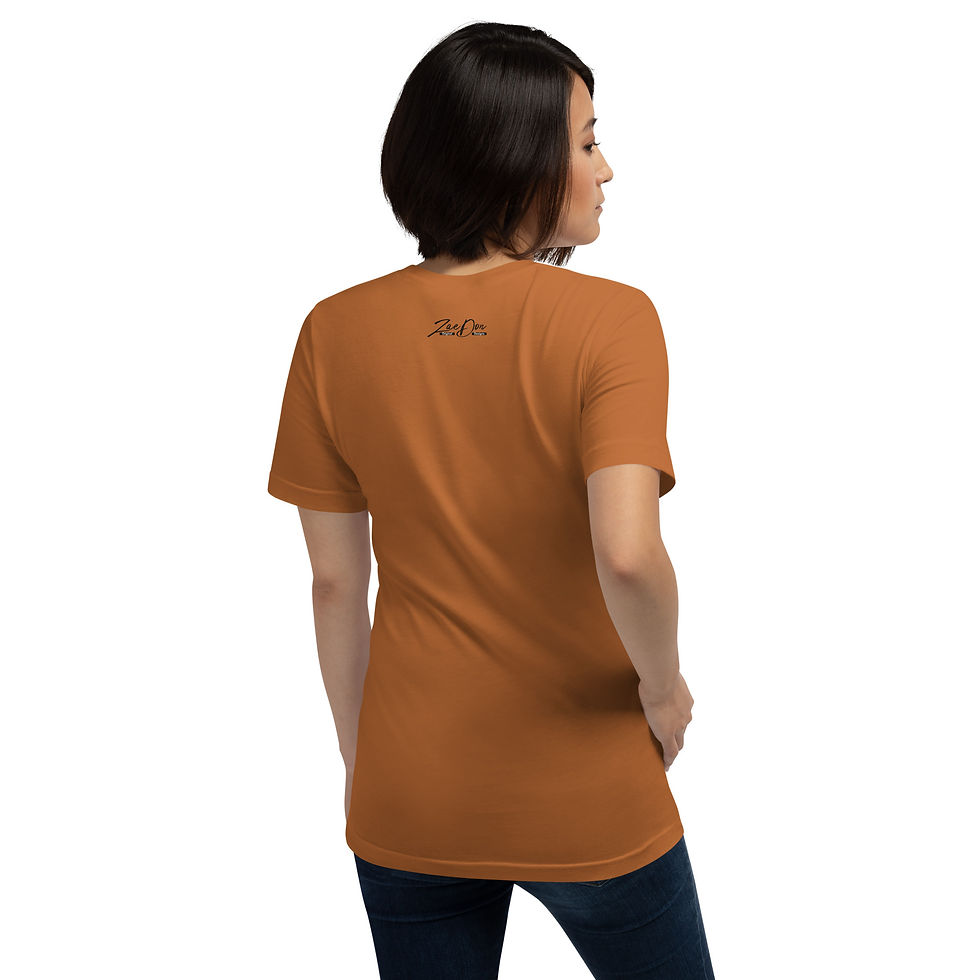 Thumbnail: Zaedons Womens T Shirt Bright Tones Hustle Bear Print