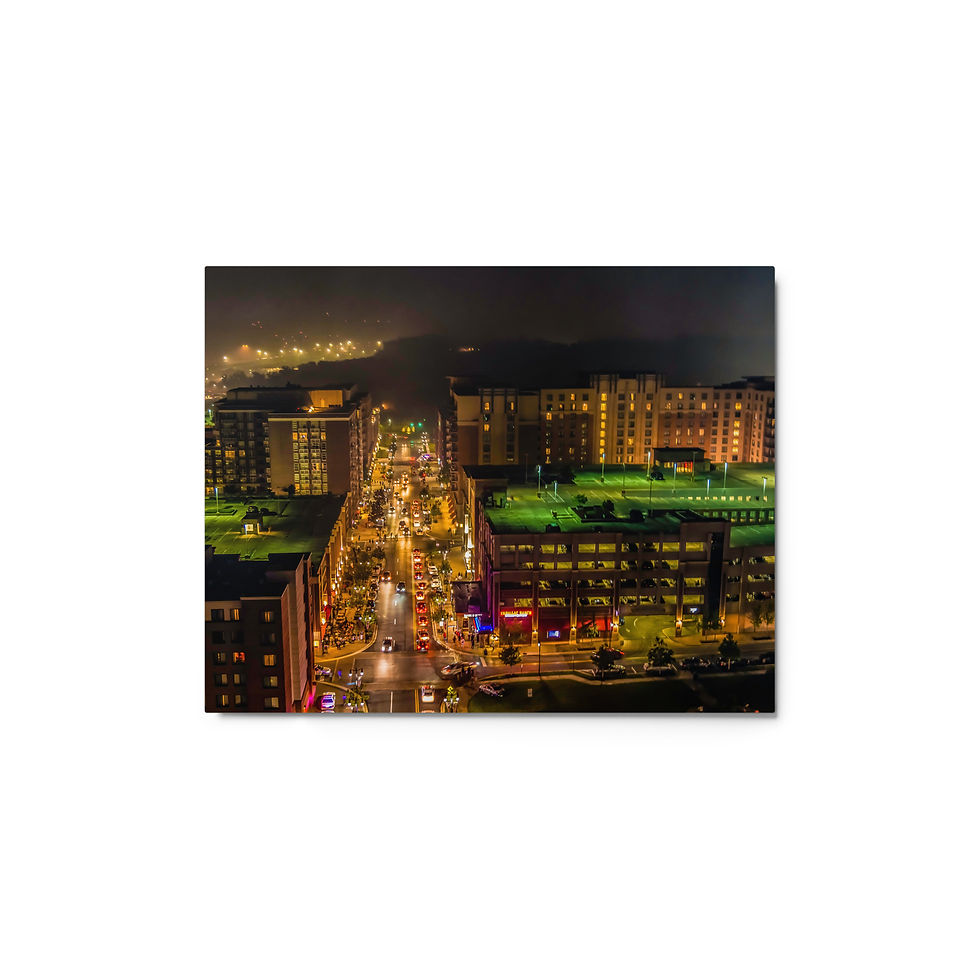Thumbnail: Metal Print – View From the Top aerial wall art metal print