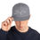 Thumbnail: Snapback Hat Classic White ZaeDon Embroidered Logo Zaedons Streetwear