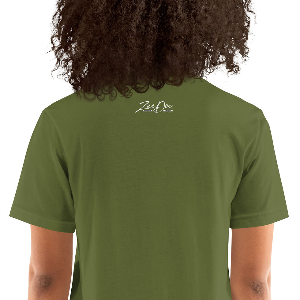 Thumbnail: Zaedons Women’s T Shirt Dark Tones Hustle 24/7 Print