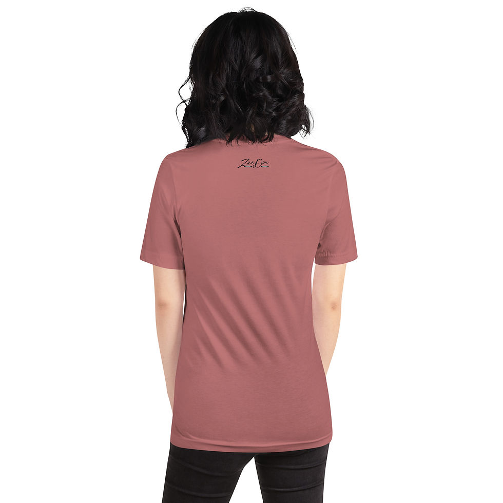Thumbnail: Zaedons Women’s T Shirt Bright Tones Hustle 24/7 Print