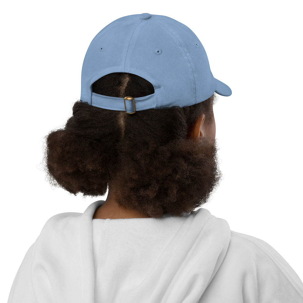 Thumbnail: Baseball Hat Youth Black ZaeDon Embroidered Zaedons