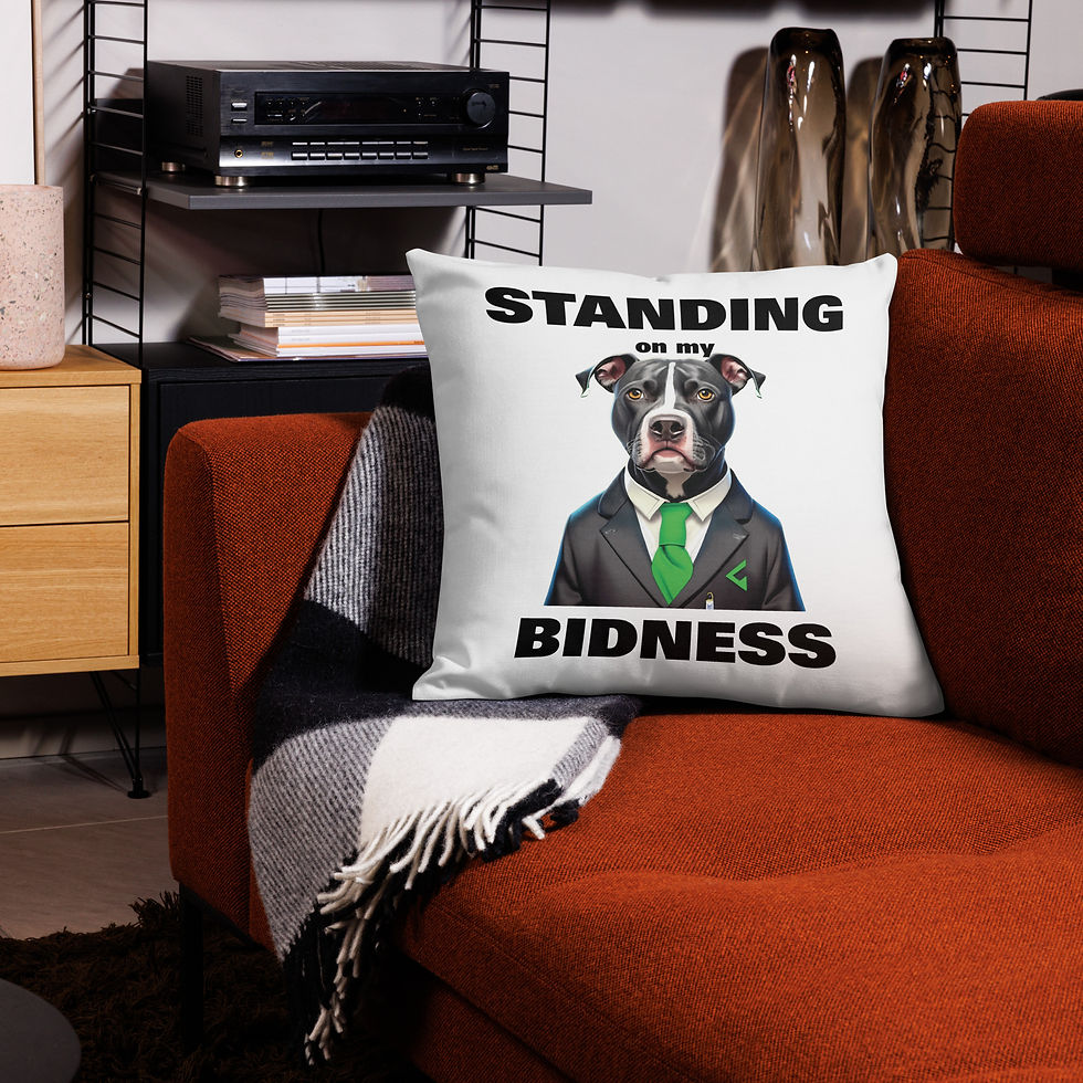 Thumbnail: Pillow Case Premium Standing on Bidness