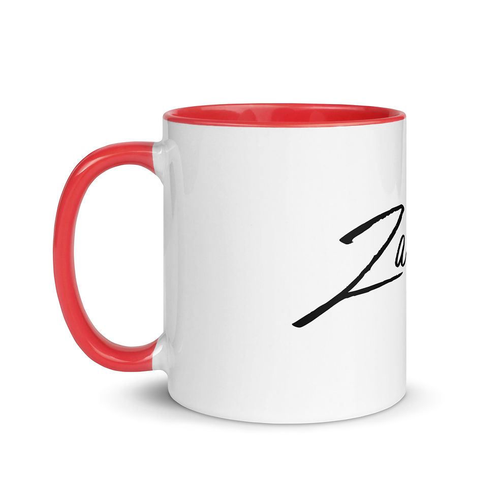 Thumbnail: Mug White Glossy Black ZaeDon Logo Colored Inside